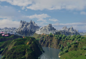 لعبة Minecraft تبدو أكثر واقعية مع RTX 5090 ودقة 4K والعديد من الإضافات
